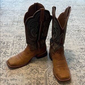 Ariat Brown and Black Western Boots